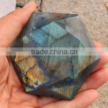 Natural Labradorite Gemstone Quartz Crystal Star