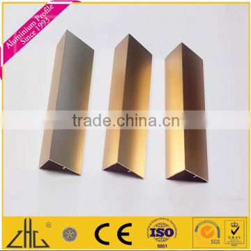 ZHL zhonglian Aluminum corner for edge protector, aluminium wall stair edge protector, wall corner protector