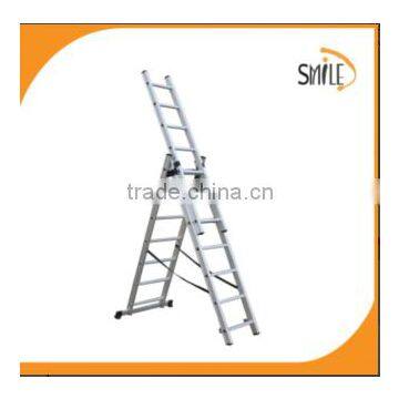 3 section aluminum extension ladder