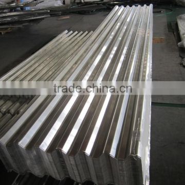 width of 750mm corrugated aluminium roofing sheet