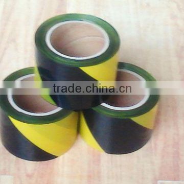 Safety warning black/yellow stripes tape