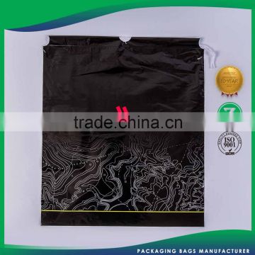 Personalized Packaging Colored Drawstring Paper Poly Bag With Drawstring