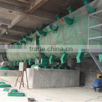 Rotary drum dryer for various fertilizer