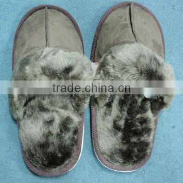 fake fur slipper