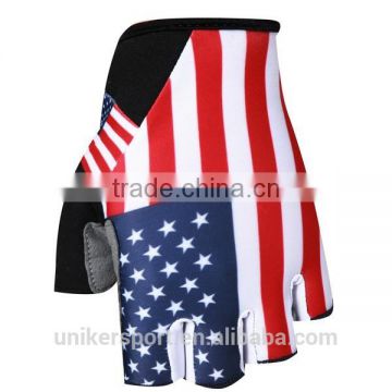 half finger men and women America cycling gloves