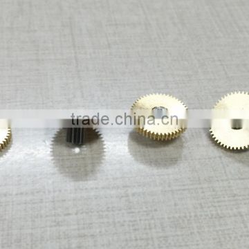OEM machining brass servo gears with high quality