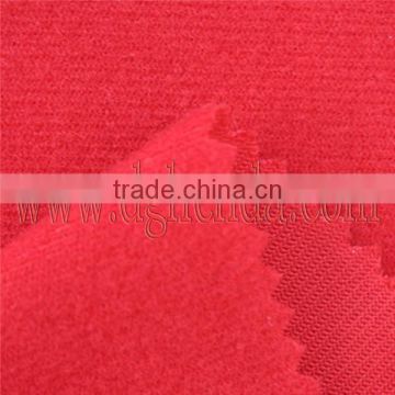 red velour fabric/velvet fabric for shoe