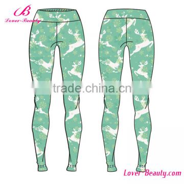 Top Quality Wholesale 92% Polyester 8% Spandex Printed Leggings