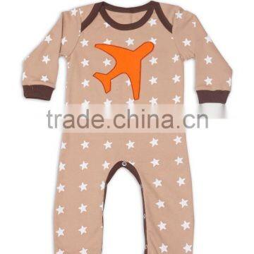 Organic Cotton Lap Shoulder Romper