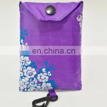 Decorative Green Reusable PE Shopping bags,folding shopping bags