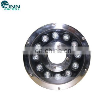 Stainless Steel 6W, 9W, 12W, 18W, 24W OEM Acceptable Colorful LED Underwater Light Led Fountain Light