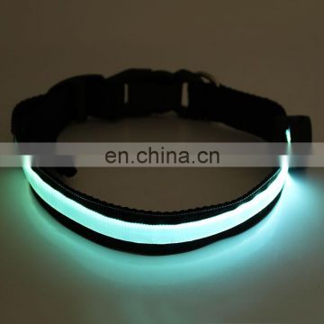 Factory Direct Android USB Charging LED Single Side Luminous Dog Collar