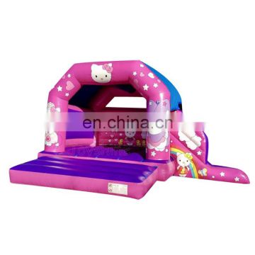 Pink Jumping Bouncer Castles Kids Inflatable Bouncy Castle For Girls