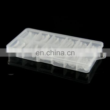 120pcs gel mold tips false nail tips dual system form for 3D nail art