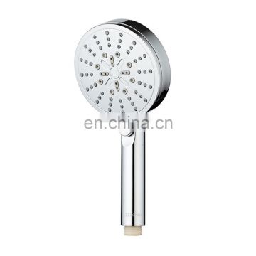 Manufacture ABS plastic chromed & white bathroom handheld shower head set