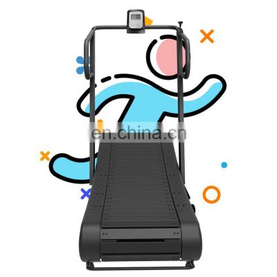 no electric Curved treadmill & air runner high quality running machine gym use fitness manual best price guarantee  equipment