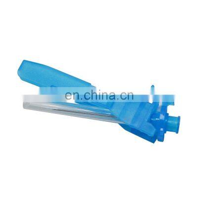 Hot Sell disposable safety hypodermic needles syringe with safety needle