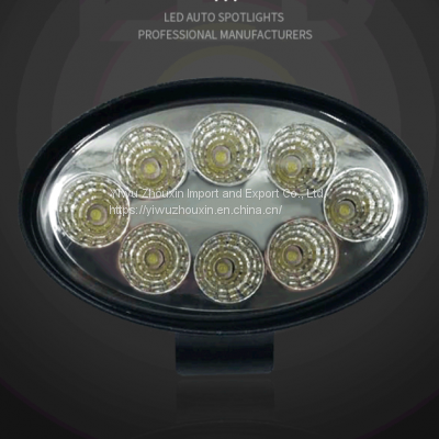 Round 24w high brightness LED automobile refitted working light