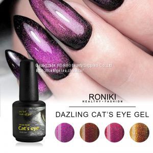RONIKI Illusion Cat Eye Gel Polish     Laser Cat Eye gel    custom Gel Polish china