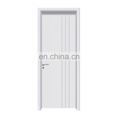 White door wood plastic composite wpc door in Guangdong