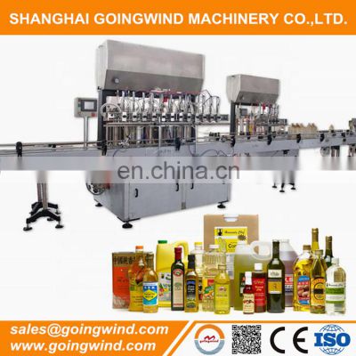Automatic soybean oil packing machine auto nuts peanut sesame oil filling capping packaging machinery cheap price for sale