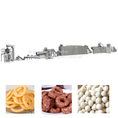 Twin-screw extruder in Mexican corn flake production line