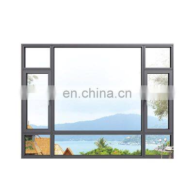 Awning Casement Window Australian Standard Aluminum Frame Bathroom Swing Window