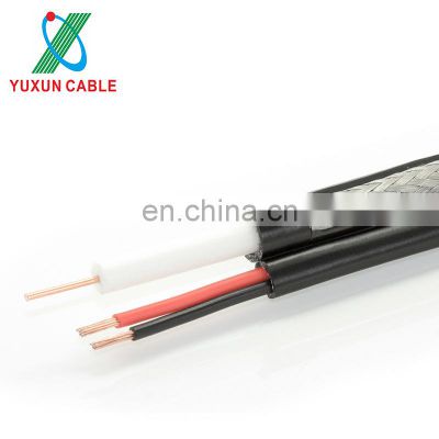 Coaxial cable CCTV Siamese RG59 with 2C power Cable Camera Monitor Communication cables