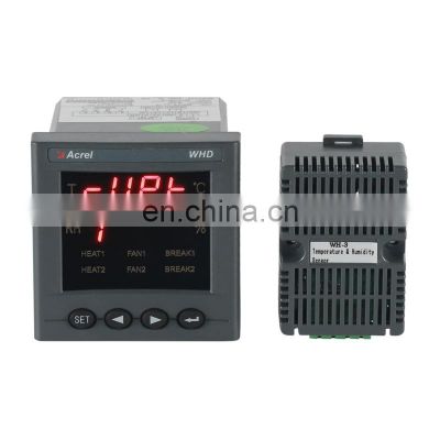 High temperature monitoring of electrical cabinet WHD72-11 intelligent temperature&humidity controller withRelay Control Output