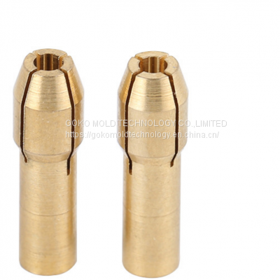 CNC lathe precision brass parts Electric sander  collet High Precision Machined Parts  4.0 Manufacturer Customized