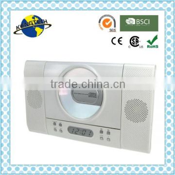 High Quality Vertical CD Player Digital Tuning radio with two detachable speakers