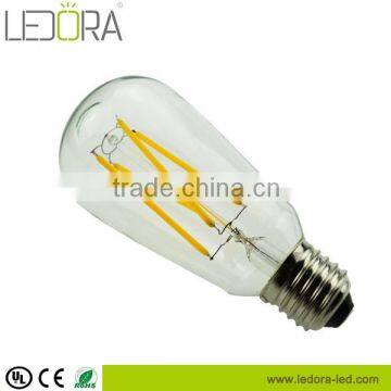 UL CUL certificate 2200K 6000k E26 120v Dimmable filament edison led bulb st64                        
                                                Quality Choice