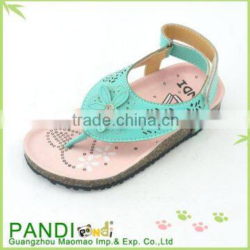 Alibaba good quality fancy kid beach sandal made in china