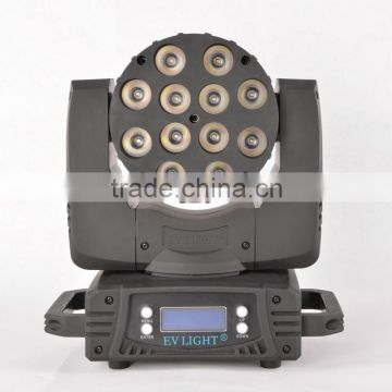 12*10W RGBW 4in1 Cree LED beam moving head light