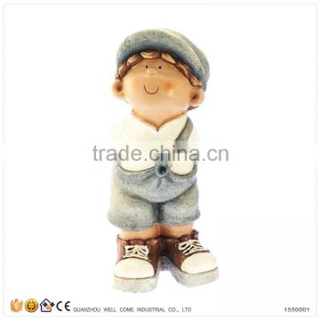 Hot Sale MgO Products Little Boy Garden Statues