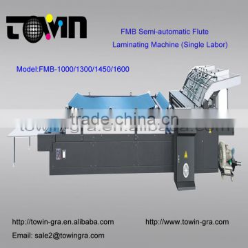 Semi-automatic flute laminating machine-FMB1000