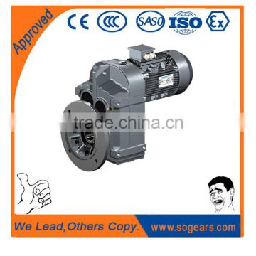 Short delivery times F series geared motors