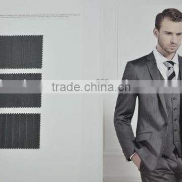 made to measure wool men's suit fabric wholesale