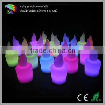 Led Ted Candle With 16 Colors