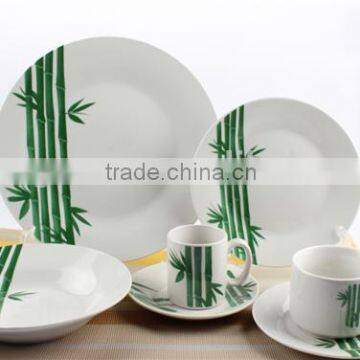 Linyi factory directly sale 20pcs ceramic trees dinner set