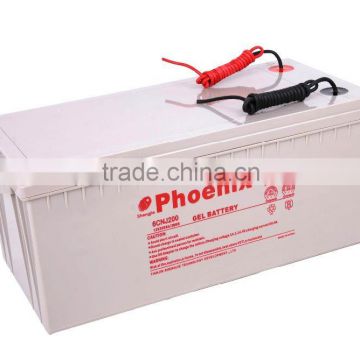 2016 New type and cheap GEL battery 200ah 12V