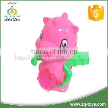 Pull string plastic toy dinosaur for India market