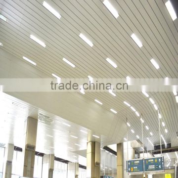 Airport Ofen Used Aluminum Metal Frame Interior Strip Ceiling Panel