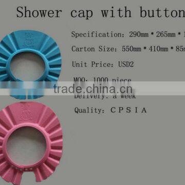 Customized shampoo hat foam hat shower cap