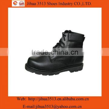 2015 hot leather safety military boot