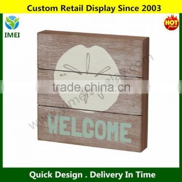 Plankboard Box Sign with Sand YM1-597