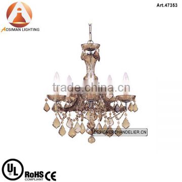 5 Light Maria Theresa Crystal Chandelier with K9 Crystal