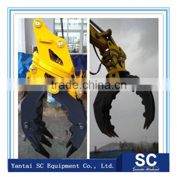 New Log Grapple,Excavator Spare Parts Wood Grapple for sale