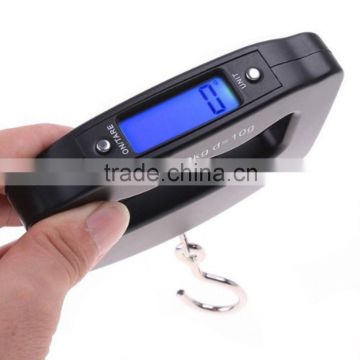 50kg/10g Portable LCD Digital Fish Hanging Luggage Weight Electronic Hook Scale