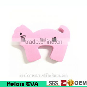 Melors eva foam door stopper manufacturer decorative Custom cartoon baby safety gate card / EVA door stopper